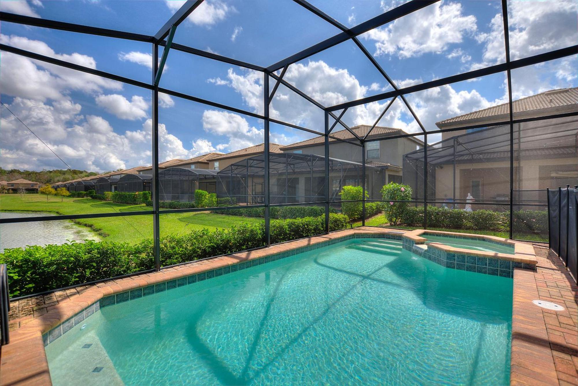 Stylish Cozy Family Getaway With Private Pool And Lake View Kissimmee Esterno foto
