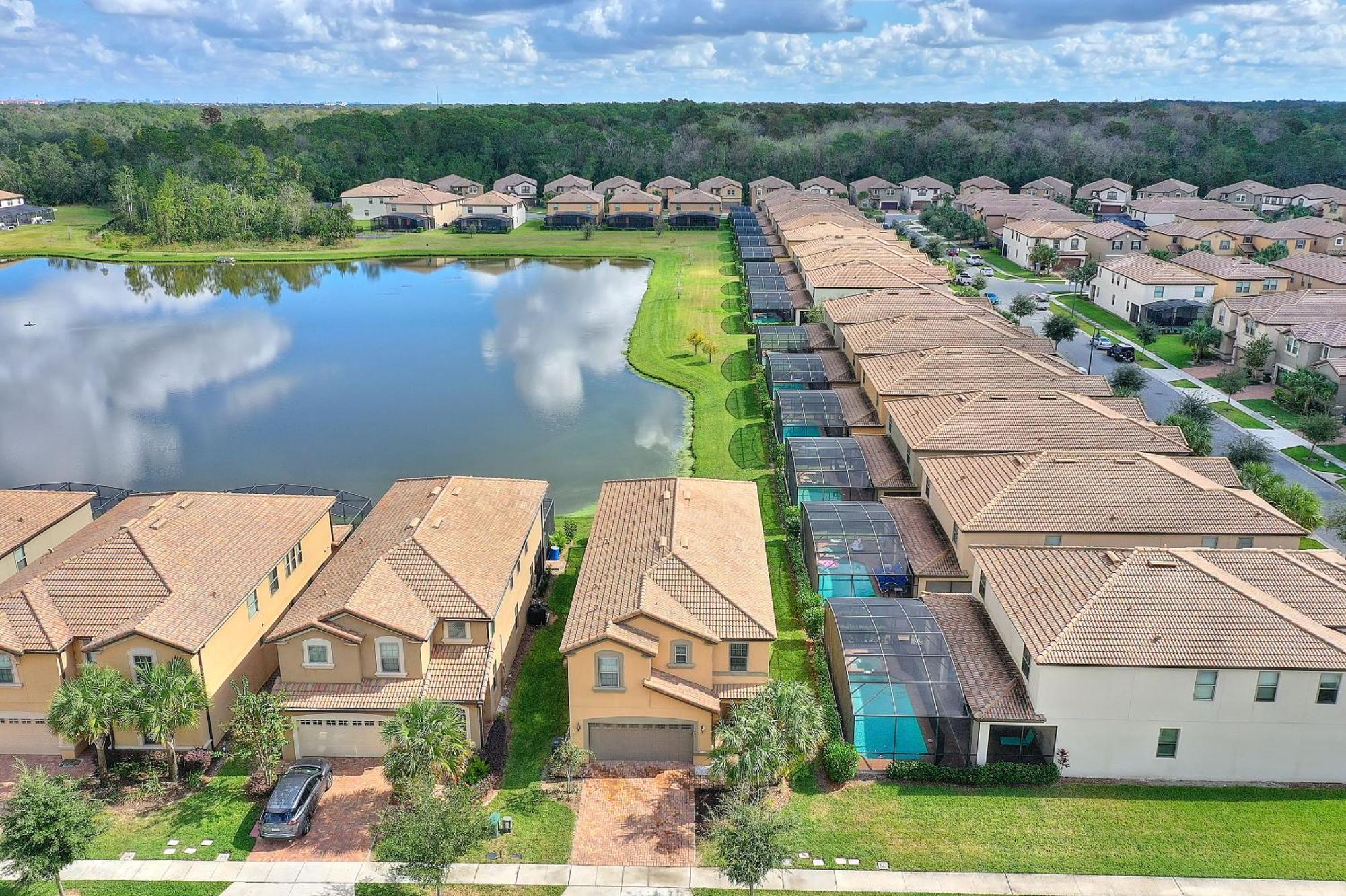 Stylish Cozy Family Getaway With Private Pool And Lake View Kissimmee Esterno foto