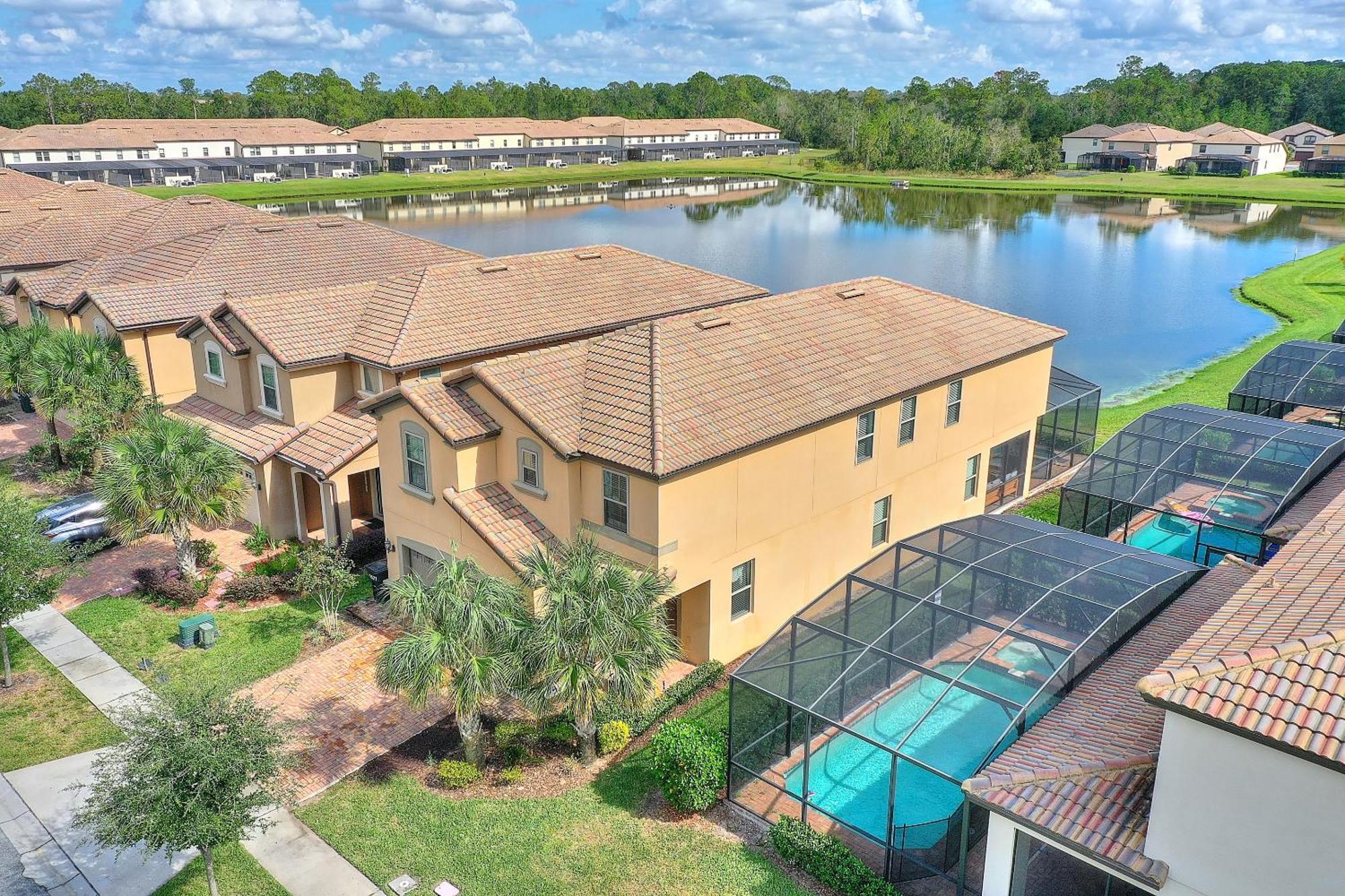 Stylish Cozy Family Getaway With Private Pool And Lake View Kissimmee Esterno foto